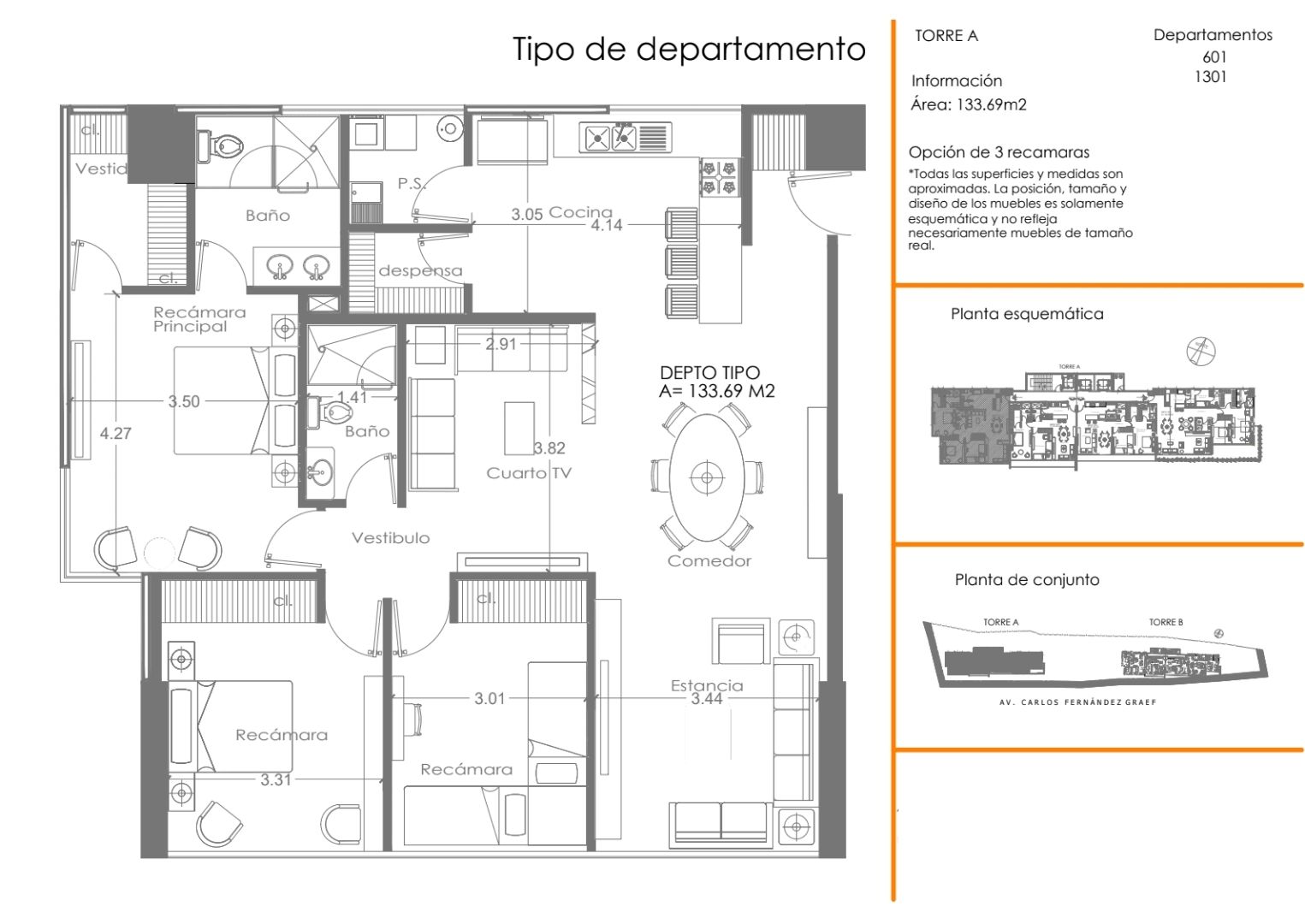 Tipologias departamentos Over Santa fe10