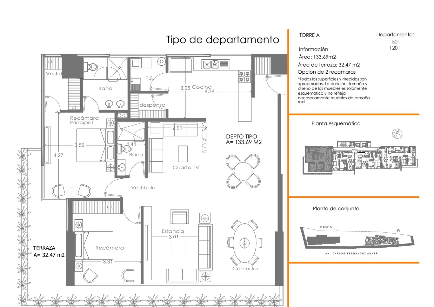 Tipologias departamentos Over Santa fe14