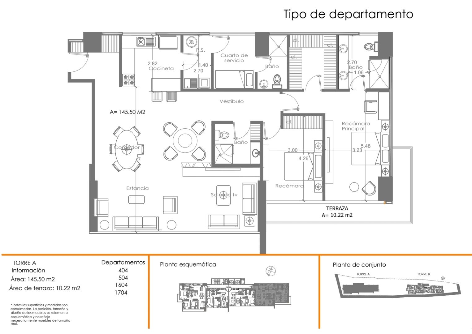 Tipologias departamentos Over Santa fe16