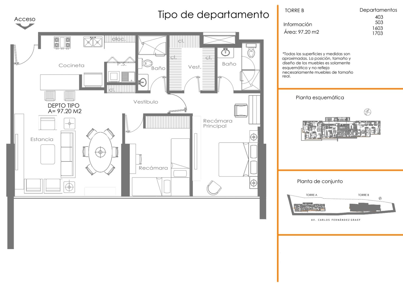 Tipologias departamentos Over Santa fe17