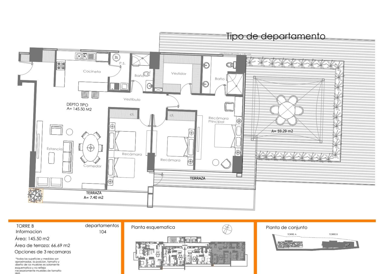 Tipologias departamentos Over Santa fe22