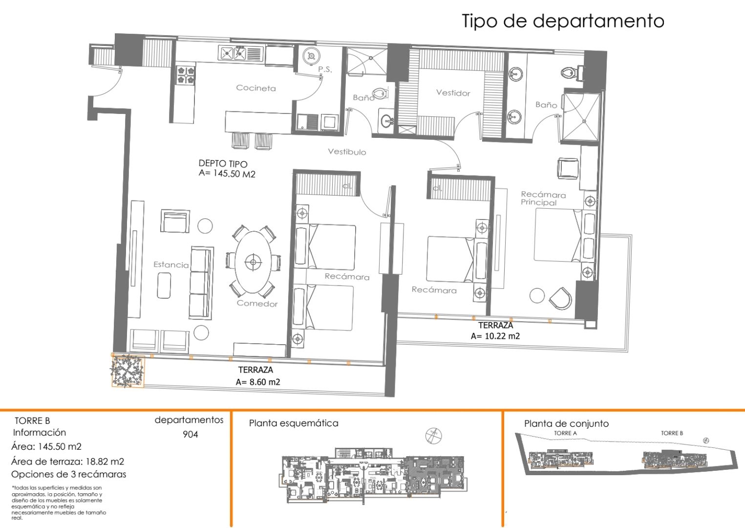 Tipologias departamentos Over Santa fe4