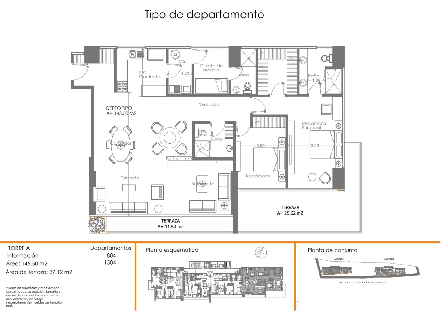 Tipologias departamentos Over Santa fe5