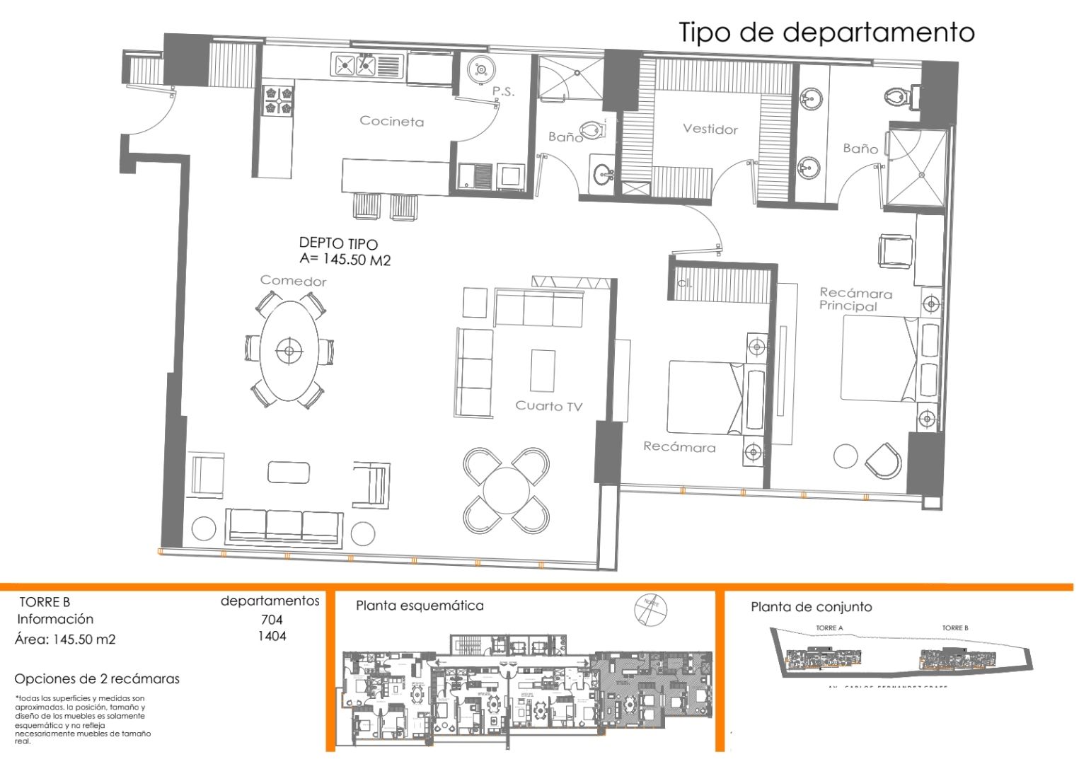 Tipologias departamentos Over Santa fe6