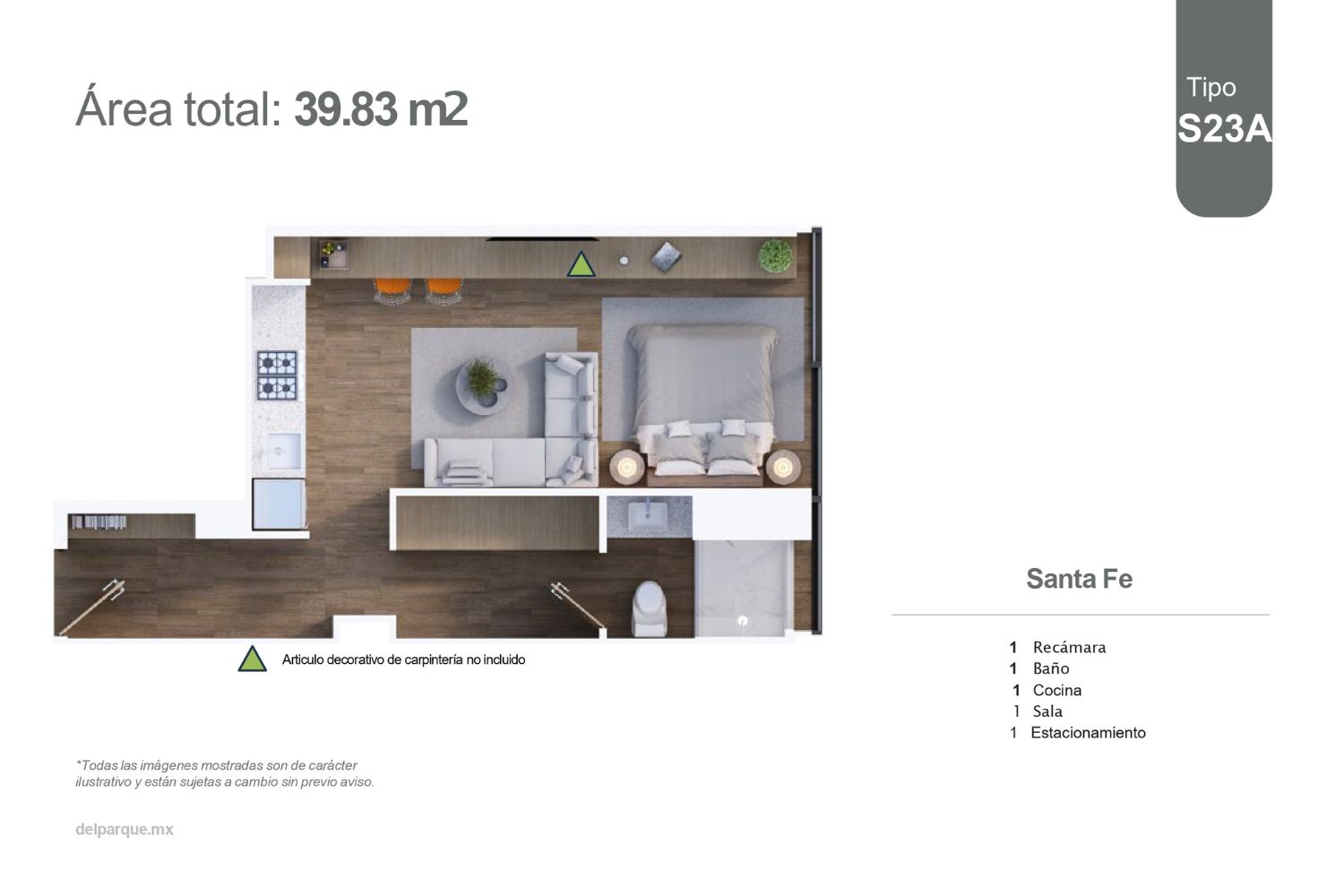 13Up Santa fe Tipologias