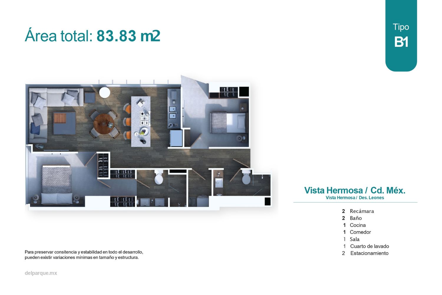 1Up Santa fe Tipologias