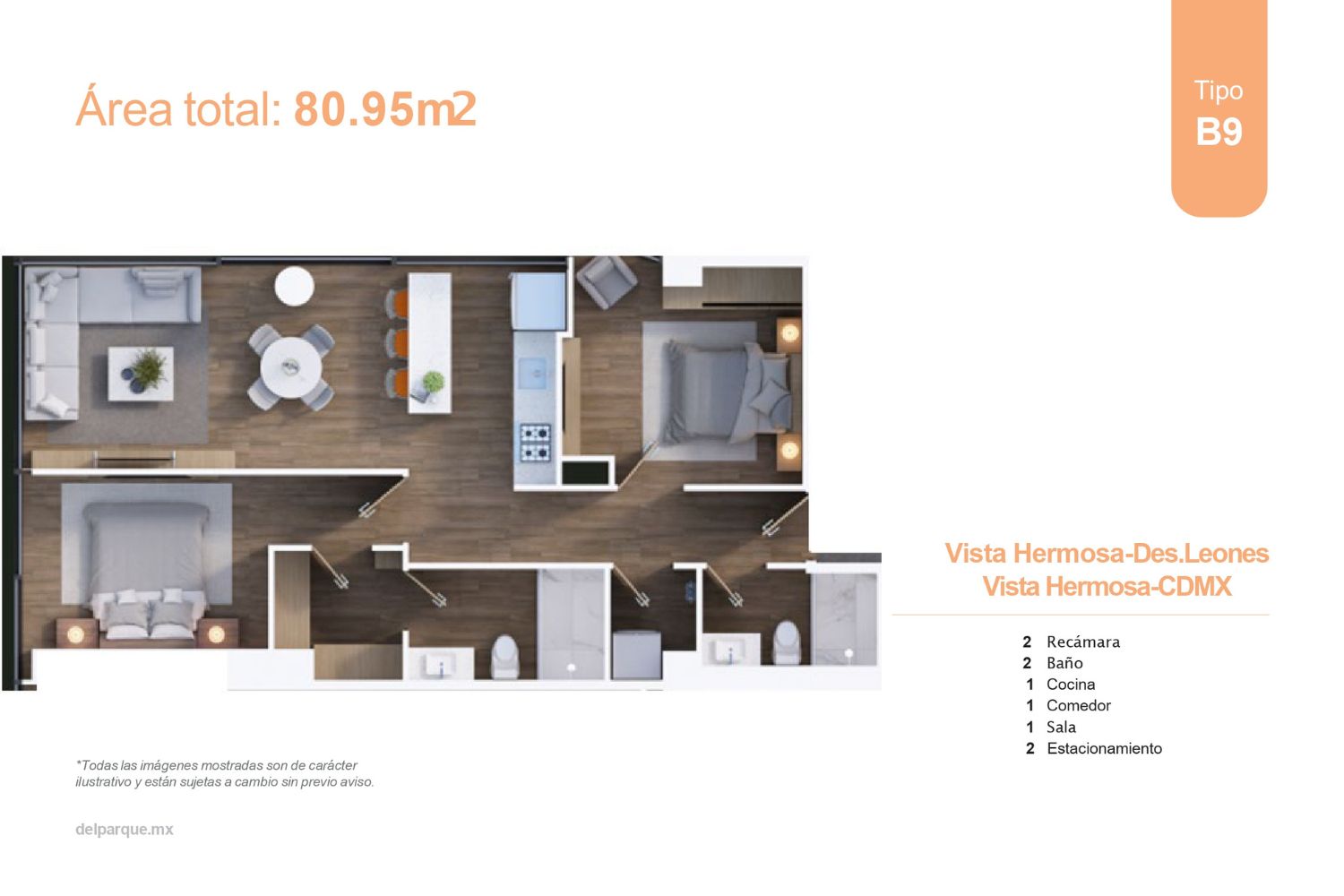 6Up Santa fe Tipologias