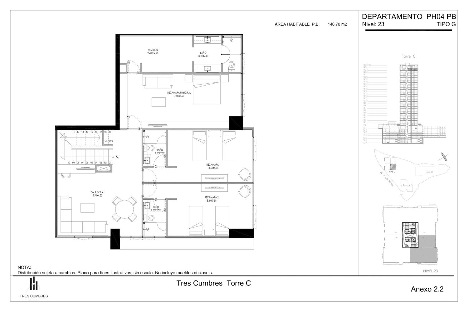 4 Tres Cumbres Santa Fe Tipologias planos